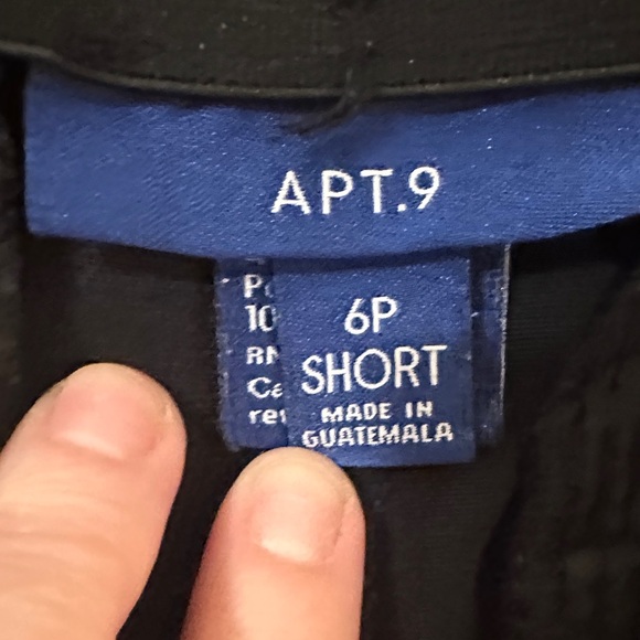 Apt. 9 Sleek Black Dress Pants - Picture 2 of 5